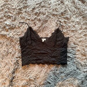 Garage Black Lace Camisole